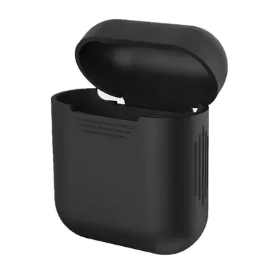 Microsonic Apple AirPods 1. Nesil / 2. Nesil Mat Silikon Kılıf Siyah