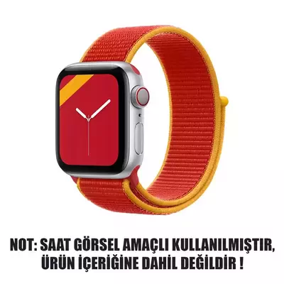 Microsonic Apple Watch Ultra Hasırlı Kordon Woven Çin International Collection Spor Loop