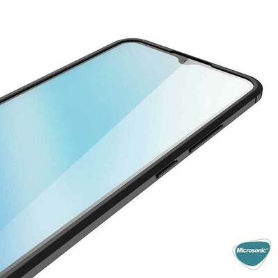 Microsonic Realme C25 Kılıf Deri Dokulu Silikon Lacivert