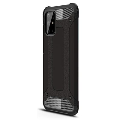 Microsonic Samsung Galaxy S20 Plus Kılıf Rugged Armor Siyah