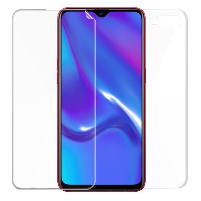 Microsonic Oppo RX17 Neo Kavisli Ekran Koruyucu Film Seti - Ön ve Arka