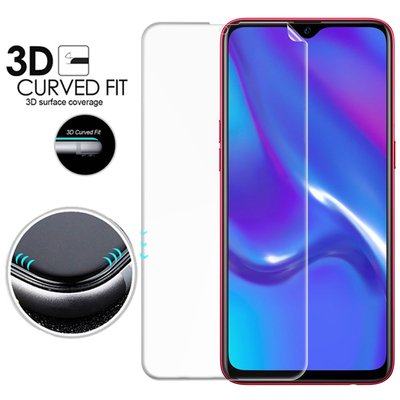 Microsonic Oppo RX17 Neo Kavisli Ekran Koruyucu Film Seti - Ön ve Arka