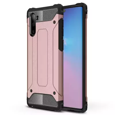 Microsonic Samsung Galaxy Note 10 Kılıf Rugged Armor Rose Gold