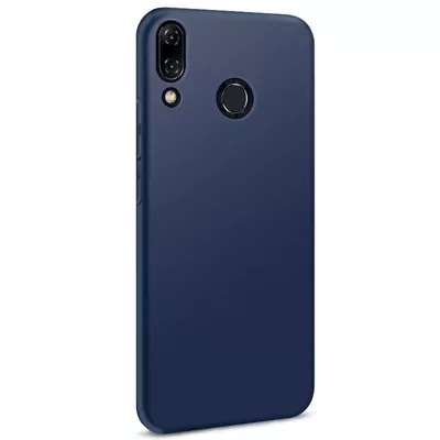 Microsonic Matte Silicone Asus Zenfone 5 (6.2'') ZE620KL Kılıf Lacivert