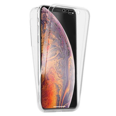 Microsonic Apple iPhone XS Max Kılıf Komple Gövde Koruyucu Silikon Şeffaf