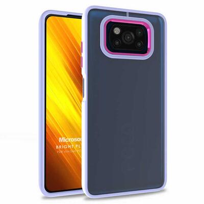 Microsonic Xiaomi Poco X3 NFC Kılıf Bright Planet Lila