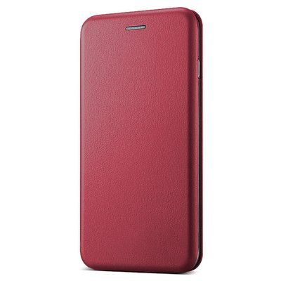 Microsonic Samsung Galaxy S20 Ultra Kılıf Slim Leather Design Flip Cover Bordo