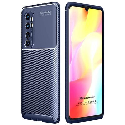 Microsonic Xiaomi Mi Note 10 Lite Kılıf Legion Series Lacivert