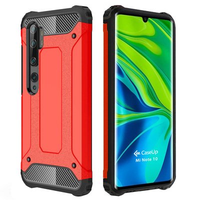 CaseUp Xiaomi Mi Note 10 Kılıf Tank Kırmızı