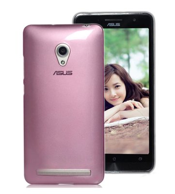 Microsonic Asus Zenfone 5 Kılıf Transparent Soft Pembe