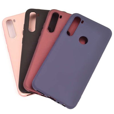 Microsonic Xiaomi Redmi Note 8 Kılıf Matte Silicone Mavi