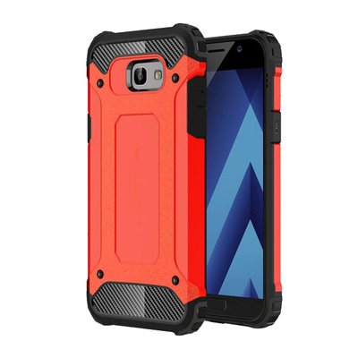 Microsonic Samsung Galaxy A5 2017 Kılıf Rugged Armor Kırmızı