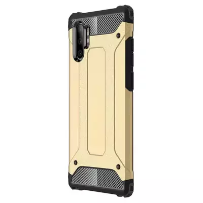 Microsonic Samsung Galaxy Note 10 Plus Kılıf Rugged Armor Gold