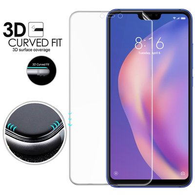 Microsonic Xiaomi Mi 8 Lite Kavisli Ekran Koruyucu Film Seti - Ön ve Arka