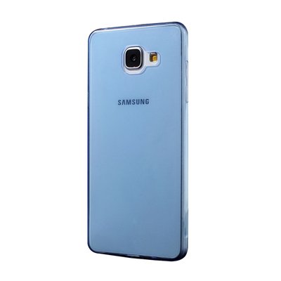 CaseUp Samsung Galaxy A5 2016 Kılıf Transparent Soft Mavi