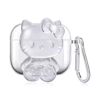 Microsonic AirPods 3. Nesil Kılıf Cartoon Figürlü Silikon Crtn-Fgr-Hl-Kty-Clr