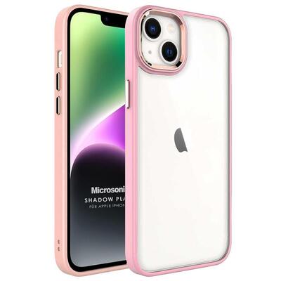 Microsonic Apple iPhone 14 Kılıf Shadow Planet Açık Pembe