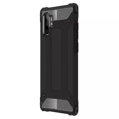 Microsonic Samsung Galaxy Note 10 Plus Kılıf Rugged Armor Siyah