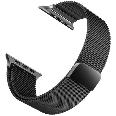 Microsonic Apple Watch 4 40mm Milanese Loop Kordon Siyah