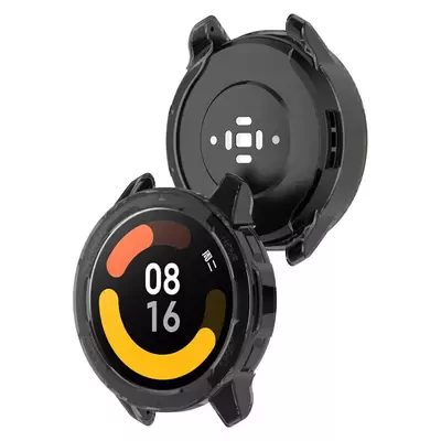 Microsonic Xiaomi Watch S1 Active Kılıf 360 Full Round Soft Silicone Füme