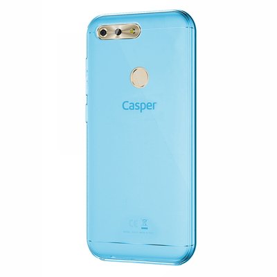 Microsonic Casper Via F2 Kılıf Transparent Soft Mavi
