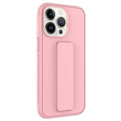 Microsonic Apple iPhone 14 Pro Kılıf Hand Strap Rose Gold