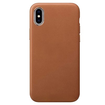 Microsonic Apple iPhone X Kılıf Luxury Leather Kahverengi