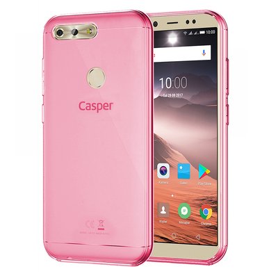 Microsonic Casper Via F2 Kılıf Transparent Soft Pembe