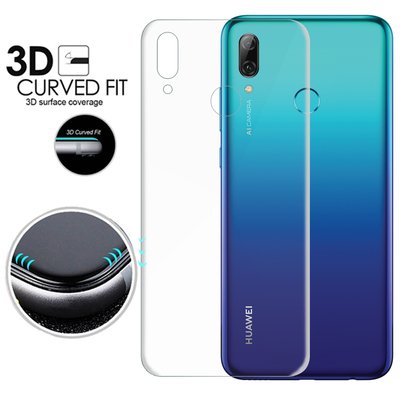 Microsonic Huawei P Smart 2019 Kavisli Ekran Koruyucu Film Seti - Ön ve Arka