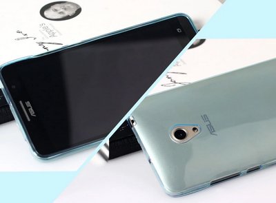 Microsonic Asus Zenfone 6 Kılıf Transparent Soft Mavi