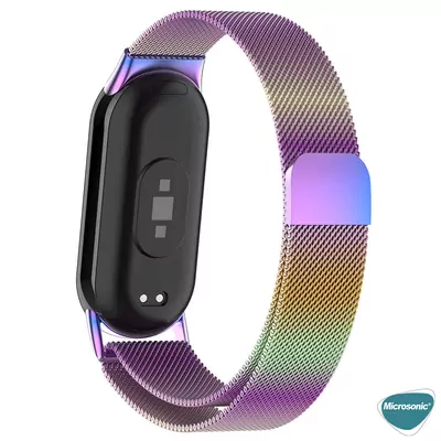 Microsonic Xiaomi Mi Band 9 Milanese Loop Kordon Çok Renkli