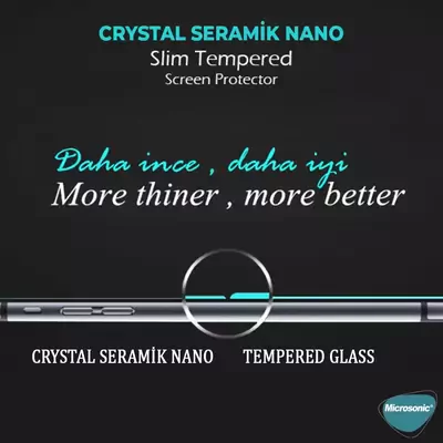 Microsonic Xiaomi Poco M5s Crystal Seramik Nano Ekran Koruyucu Siyah (2 Adet)