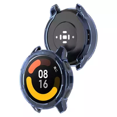 Microsonic Xiaomi Watch S1 Active Kılıf 360 Full Round Soft Silicone Mavi