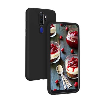 CaseUp Oppo A9 2020 Kılıf Matte Surface Siyah