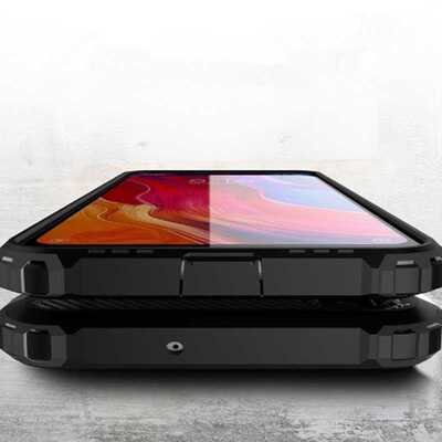 Microsonic Xiaomi Mi 8 SE Kılıf Rugged Armor Gümüş