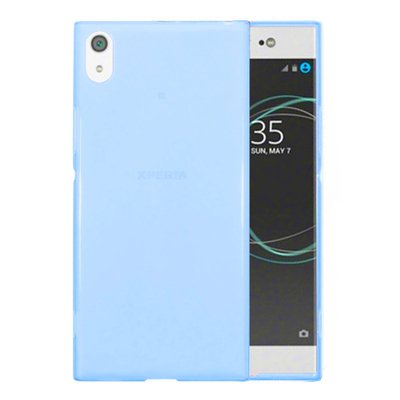 CaseUp Sony Xperia XA1 Ultra Kılıf Transparent Soft Mavi