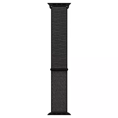 Microsonic Apple Watch Ultra Hasırlı Kordon Woven Sport Loop Siyah