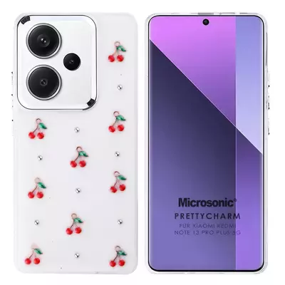 Microsonic Xiaomi Redmi Note 13 Pro Plus 5G Kılıf PrettyCharm Cherry