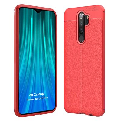 CaseUp Xiaomi Redmi Note 8 Pro Kılıf Niss Silikon Kırmızı