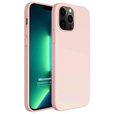 Microsonic Apple iPhone 13 Pro Kılıf Groovy Soft Rose Gold