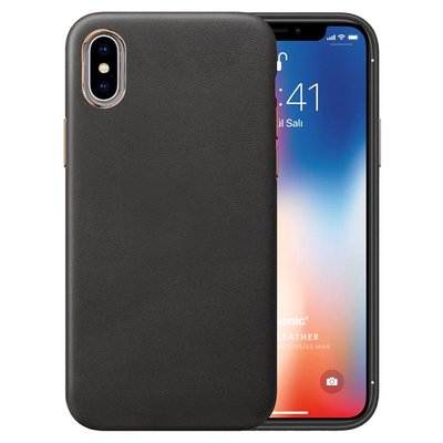 Microsonic Apple iPhone X Kılıf Luxury Leather Siyah