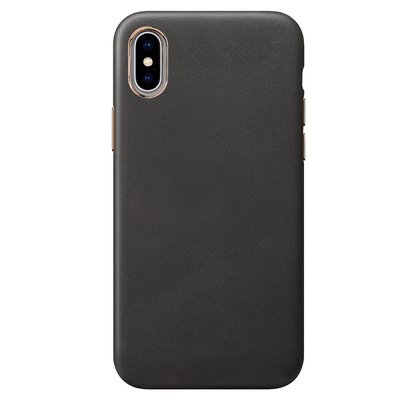 Microsonic Apple iPhone X Kılıf Luxury Leather Siyah