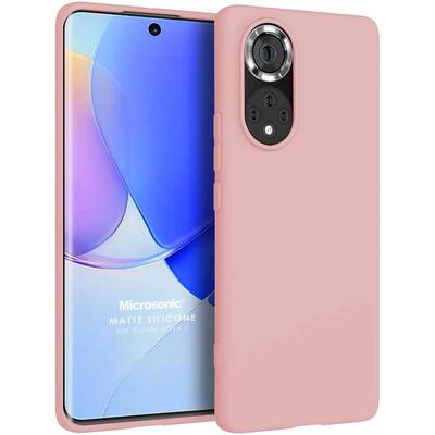 Microsonic Honor 50 Kılıf Matte Silicone Rose Gold