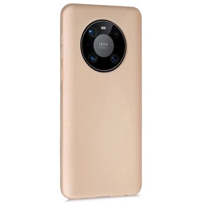 Microsonic Huawei Mate 40 Pro Kılıf Matte Silicone Gold