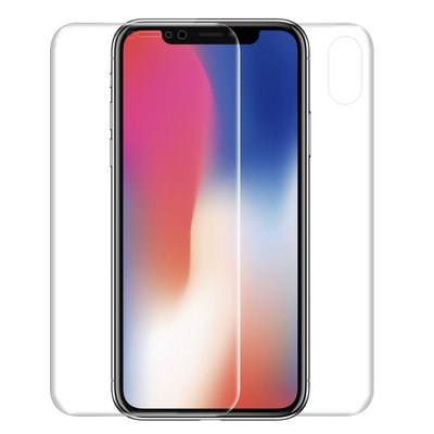 Microsonic Apple iPhone XS Kavisli Ekran Koruyucu Film Seti - Ön ve Arka