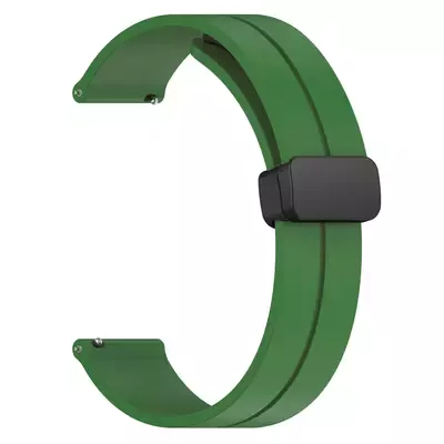 Microsonic Huawei Watch 5 46mm Kordon Ribbon Line Yeşil