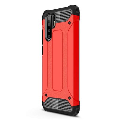 Microsonic Huawei P30 Pro Kılıf Rugged Armor Kırmızı