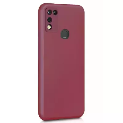 Microsonic Matte Silicone Infinix Hot 11 Play Kılıf Mor