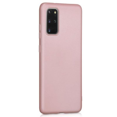 Microsonic Samsung Galaxy S20 Plus Kılıf Matte Silicone Kılıf Rose Gold