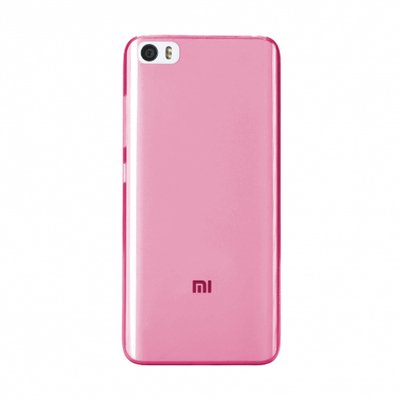 Caseup Xiaomi Mi5 Prime Kılıf Transparent Soft Pembe